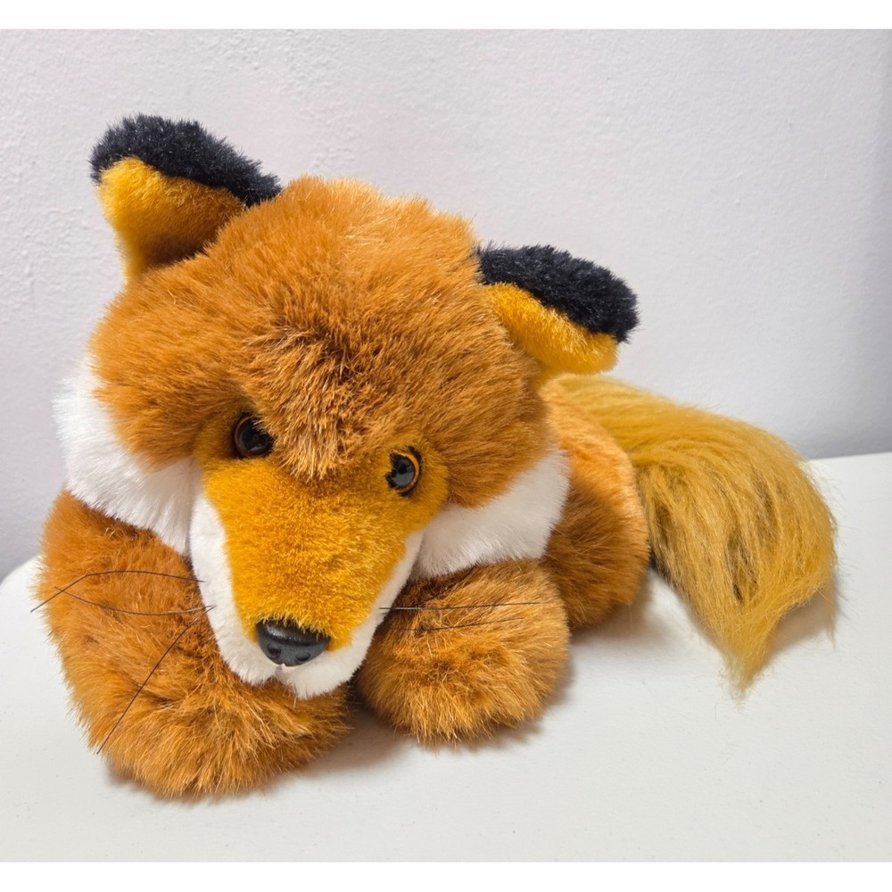 Vintage 24K Polar Puff Red Fox 1992 12" Plush Stuffed Animal #4181